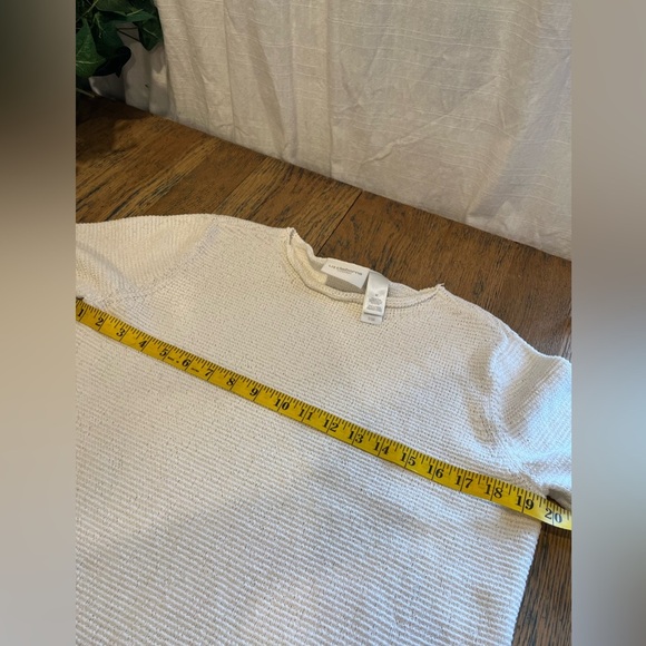LIZ CLAIBORNE sport white 3/4 sleeves knit size M - Picture 3 of 7